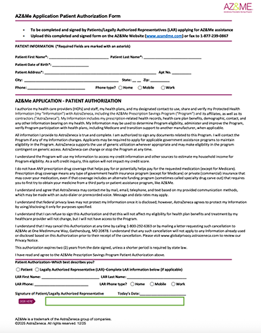 Program Consent Form